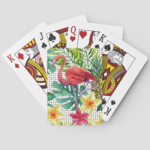Tropical Watercolor Playing Cards