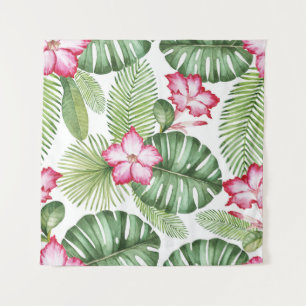 Tropical Watercolor: Seamless Pattern Tapestry