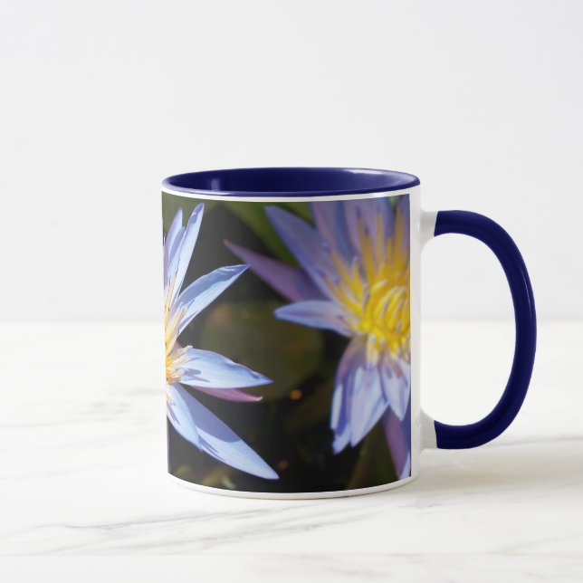 Tropical Waterlily Floral Botanical Design Mug (Right)