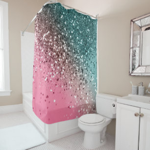 Tropical Watermelon Glitter #2 Shower Curtain