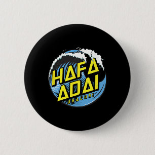 Tropical Wave Hafa Adai Beaches - 671 Gu Guam 6 Cm Round Badge