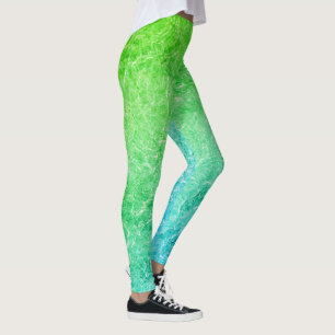 Tropical Wave Ladies Leggings