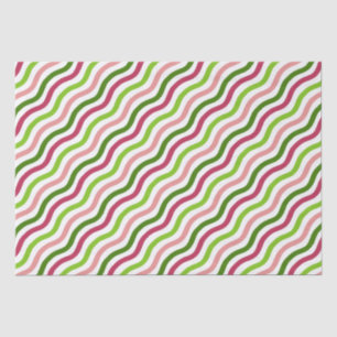 Tropical Wave Simple Stripe Tissue Paper