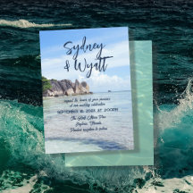 Tropical Wedding Casual Private Ceremony