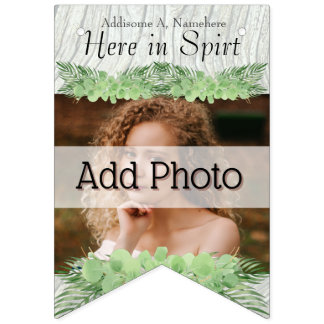 Tropical Wedding  Green Palm Leaves  Add  photos B Bunting