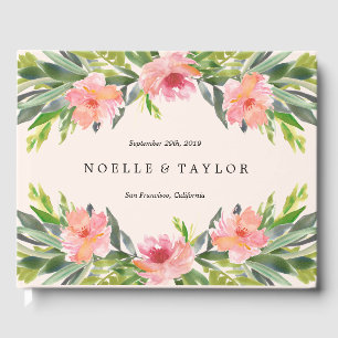 Tropical Wedding Guest Book