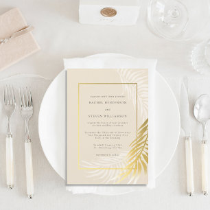 Tropical Wedding Invitation