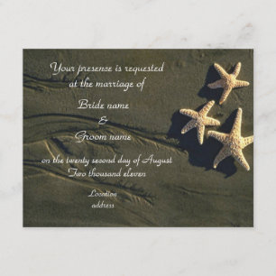 Tropical Wedding Invitations or beach party
