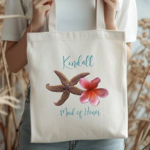 Tropical Wedding Maid of Honour Bridal Party Gift