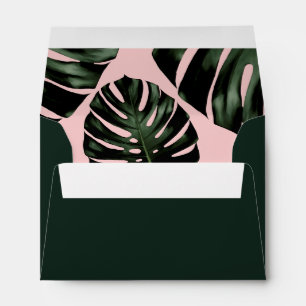 Tropical Wedding Return Address Envelope