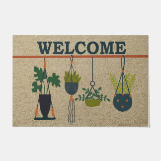 Tropical Welcome Doormat | Plant Design