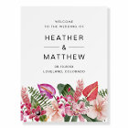 Tropical Welcome Wedding
