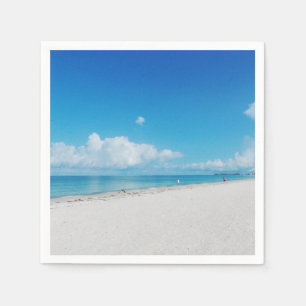 Tropical White Sand Beach Napkin