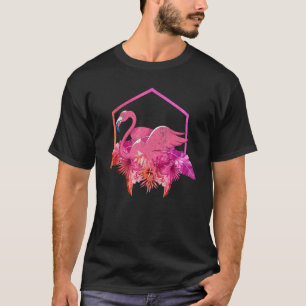Tropical Wildlife Bird Exotic Animal Pink Flamin T-Shirt