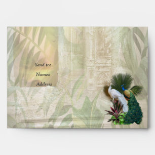 Tropical Wisteria Paradise at the Golden Palace Envelope