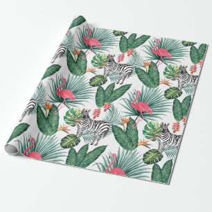 Tropical wrapping paper