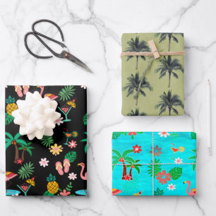 Tropical Wrapping Paper Sheet