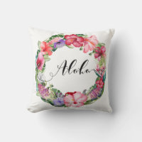 Tropical Wreath Floral Lei Hibiscus Summer Aloha