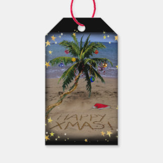 Tropical X-mas Gift Tags