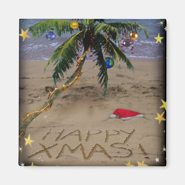 Tropical X-mas Magnet (Front)