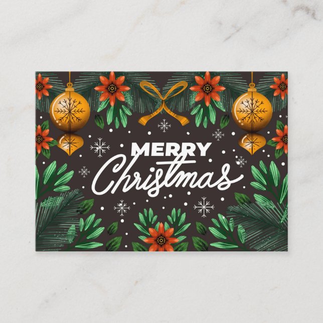 Tropical Xmas Gifts Christmas 2021 Greeting Card (Front)