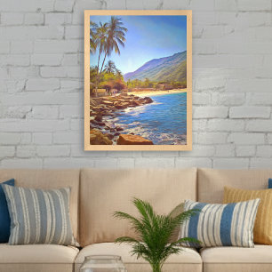 Tropical Yelapa Beach Mexico 761 Art Print