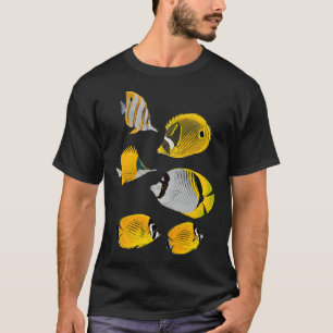Tropical Yellow Butterflyfish Collection T-Shirt