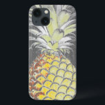 Tropical Yellow Pinneapple on Grey iPhone 13 Case<br><div class="desc">Tropical Yellow Pinneapple on Grey. Artist: Studio W. Image ID: 149438D.</div>