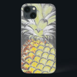 Tropical Yellow Pinneapple on Grey iPhone 13 Case<br><div class="desc">Tropical Yellow Pinneapple on Grey. Artist: Studio W. Image ID: 149438D.</div>