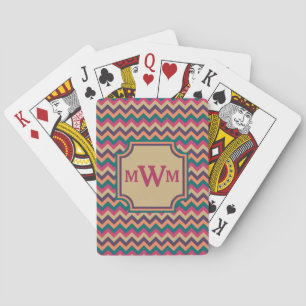 Tropical Zigzag Classic Playing Cards