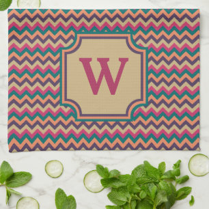 Tropical Zigzag Kitchen Towel