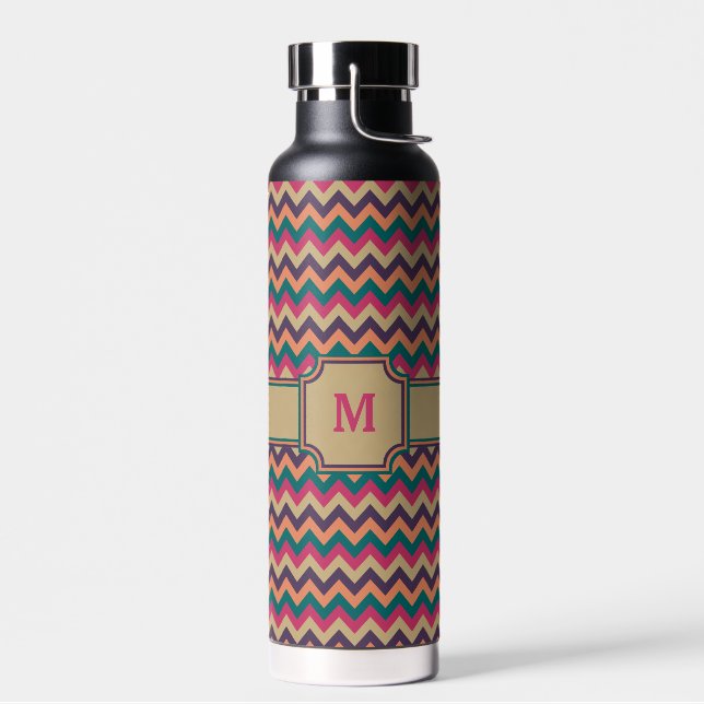 Tropical Zigzag Water Bottle (Left)