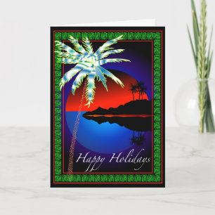 Tropicana Christmas Holiday Card