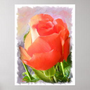 Tropicana Rose -Painting Poster