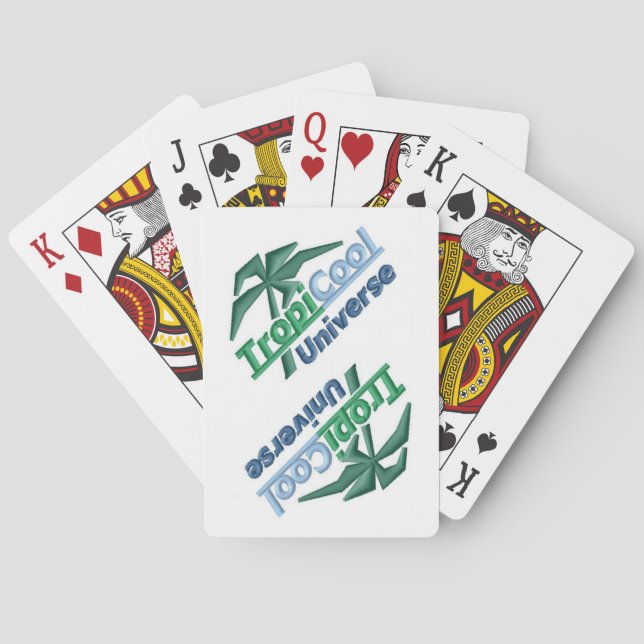TROPICOOL playing cards (Back)