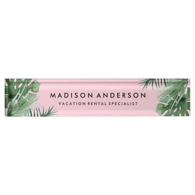 Tropics Desk Name Plate (Front)