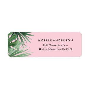 Tropics Return Address Label