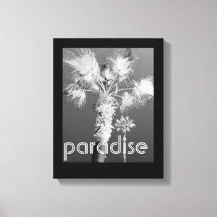 tropics stretched canvas wall art palm tree photo