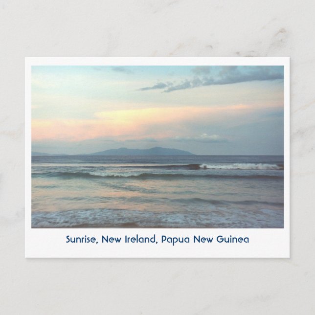 Tropics, Sunrise, Papua New Guinea Postcard (Front)