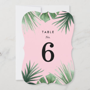 Tropics Table Numbers