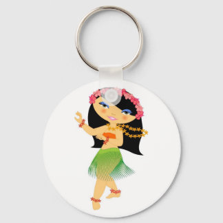 Tropo Girl hulla dancer Key Ring