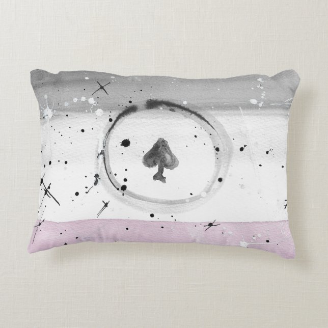 TROS Asexual (Ace) Pride Decorative Cushion (Back)