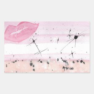 TROS Lipstick Lesbian Pride Flag stickers