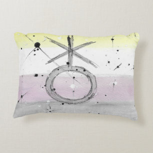 TROS Nonbinary Pride Decorative Cushion
