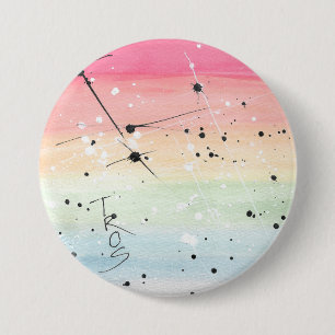 TROS Rainbow LGBT Pride Button (Choose size)