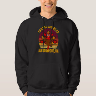 Trot Squad 2022 Albuquerque Nm Thanksgiving Runner Hoodie