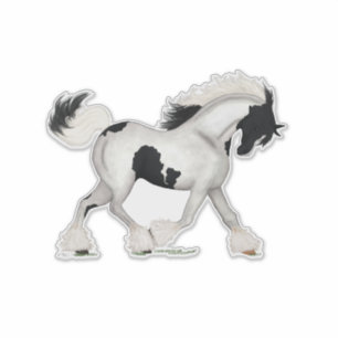 Trotting Gypsy Vanner Horse Pinto Pony