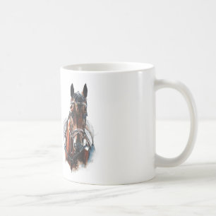 trotting horse art. Customise me. Coffee Mug