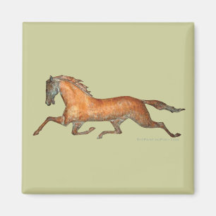 Trotting Horse Magnet