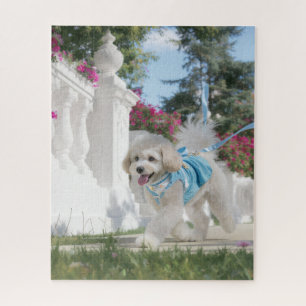 Trotting Poodle Jigsaw Puzzle